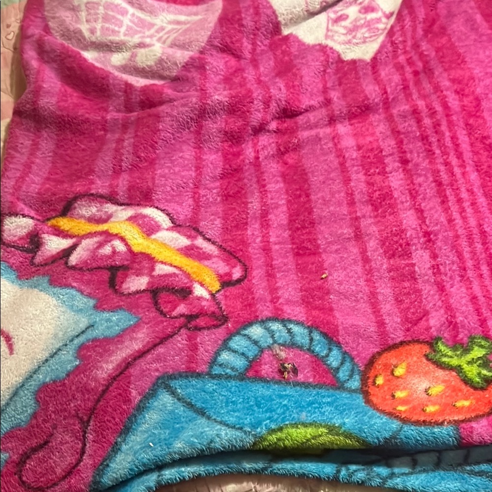Shopkins Pink and Blue Blanket
